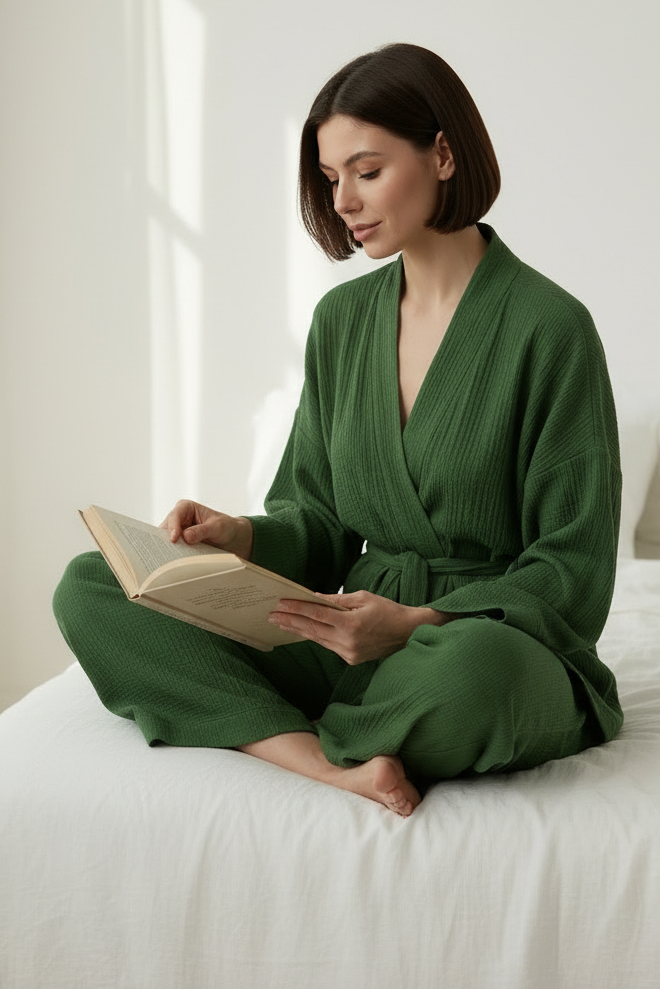 Cotton Crepe Pyjama Set