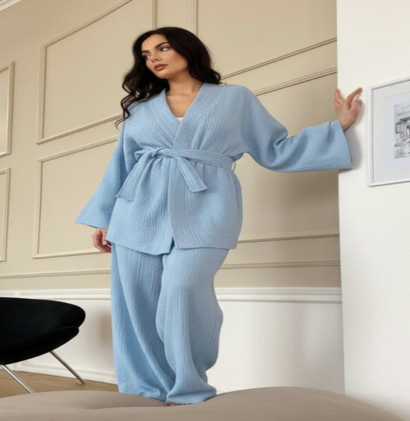 Cotton Crepe Pyjama Set