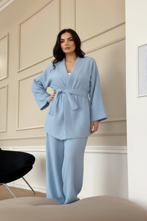 Cotton Crepe Pyjama Set