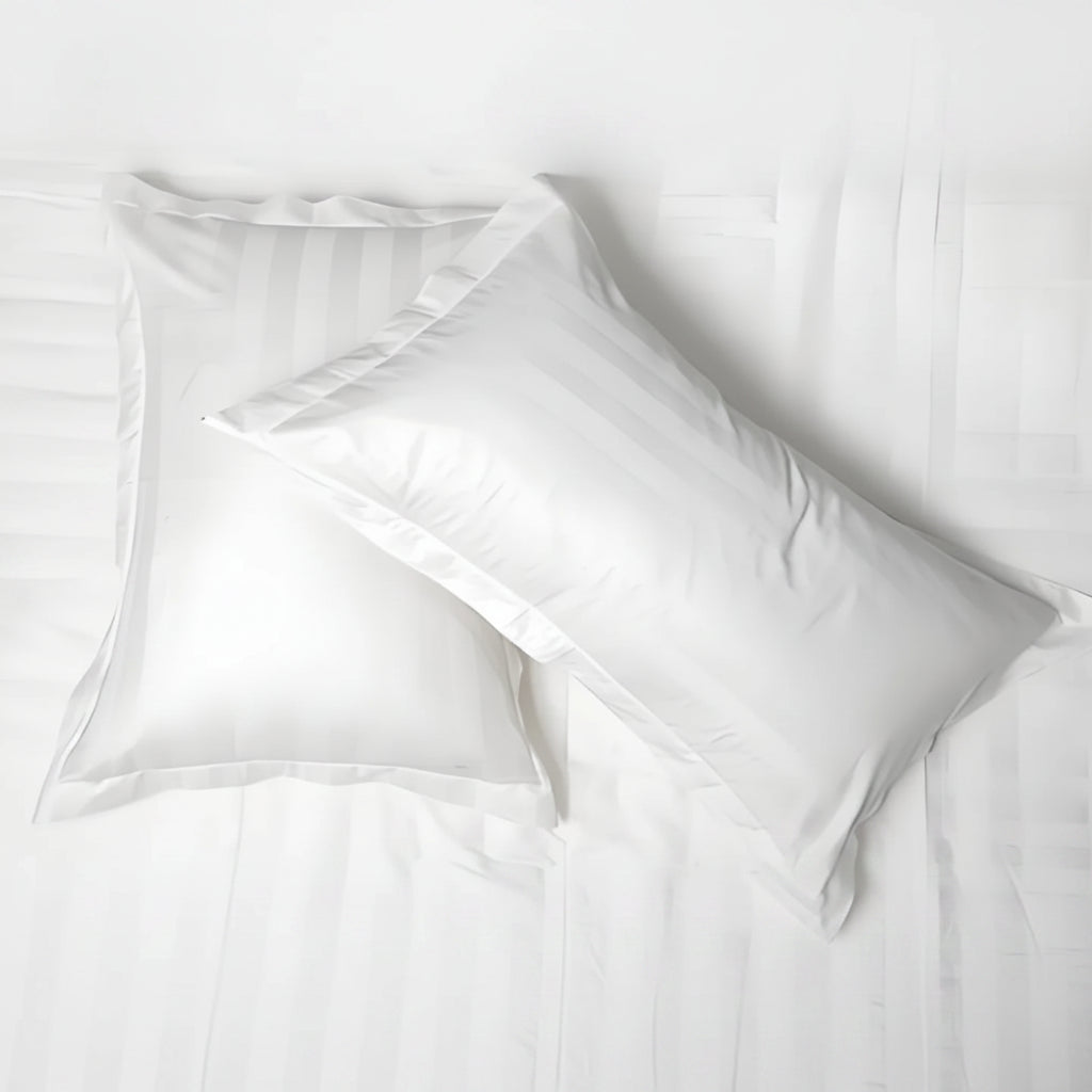 Satin Stripe Pillowcases - Set of 2