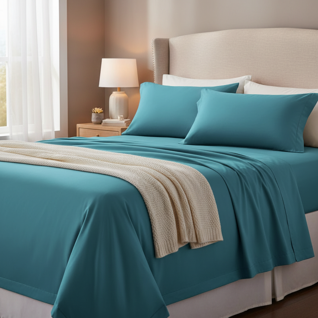 Soft Hotel-Style Cotton Bedding Set – Egyptian Cotton Feel