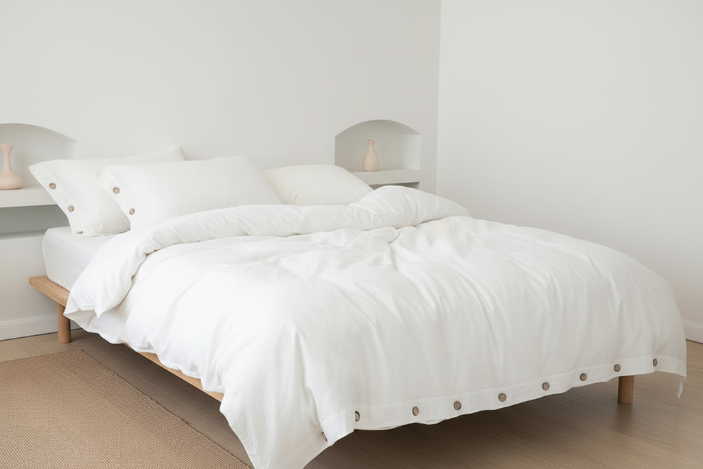 400TC Solid Cotton Duvet Set