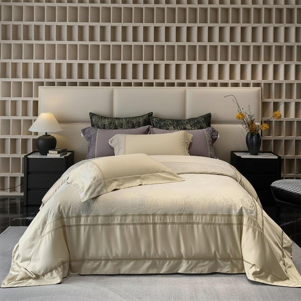1000TC Jacquard Luxury Bedding Set