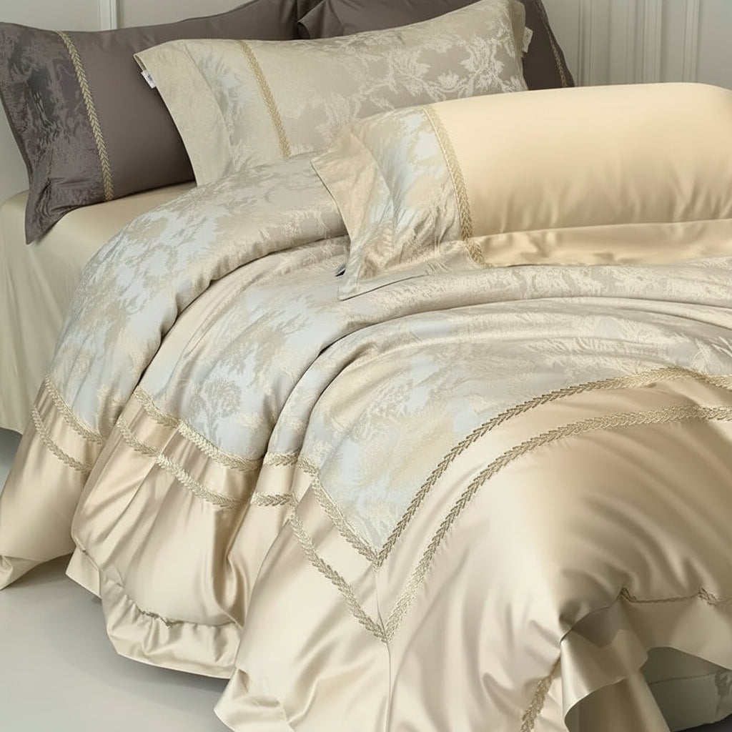 1000TC Jacquard Luxury Bedding Set
