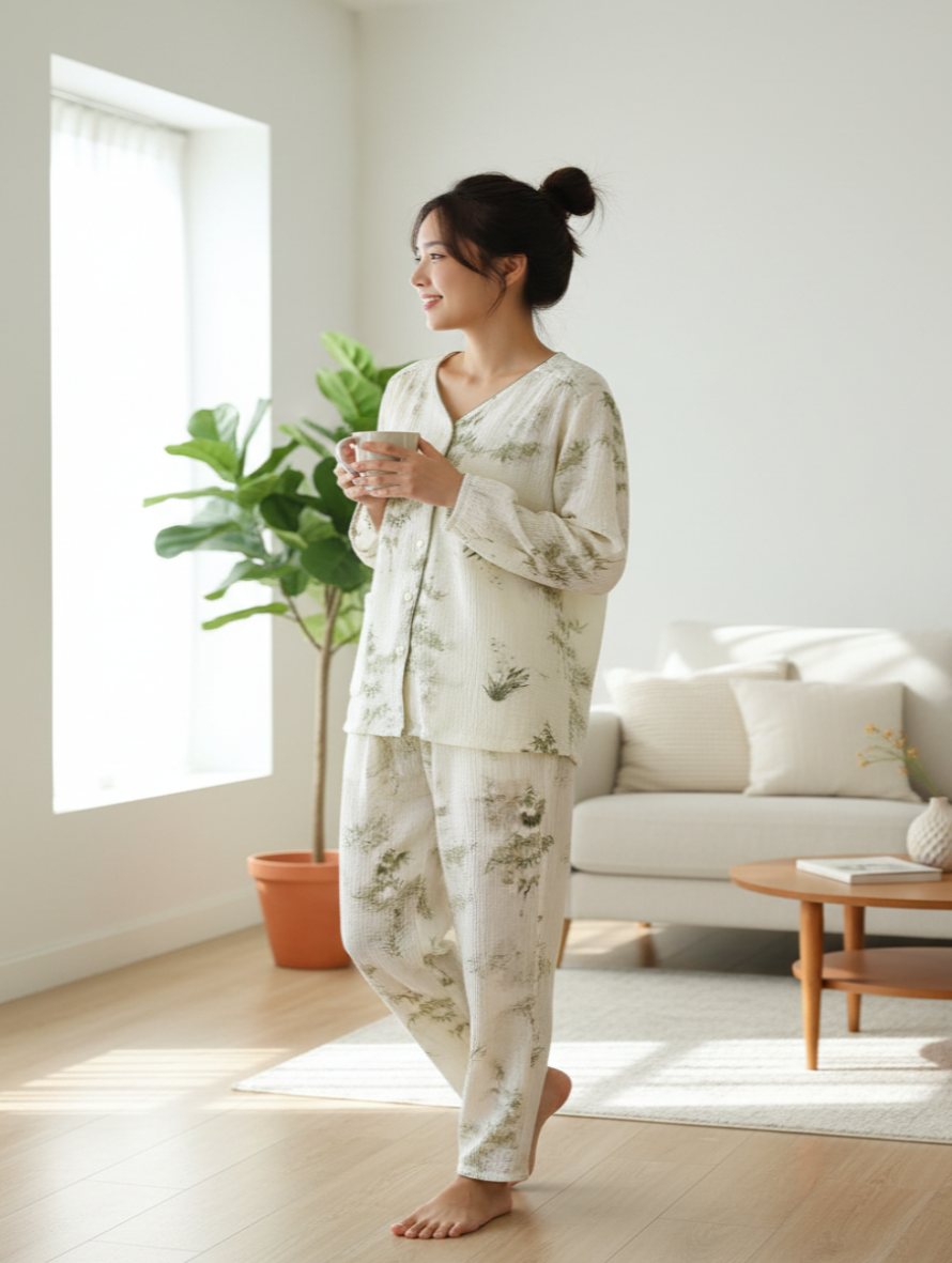 Double Gauze Sleepwear Set