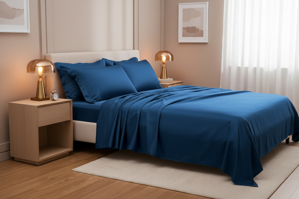 Soft Hotel-Style Cotton Bedding Set – Egyptian Cotton Feel