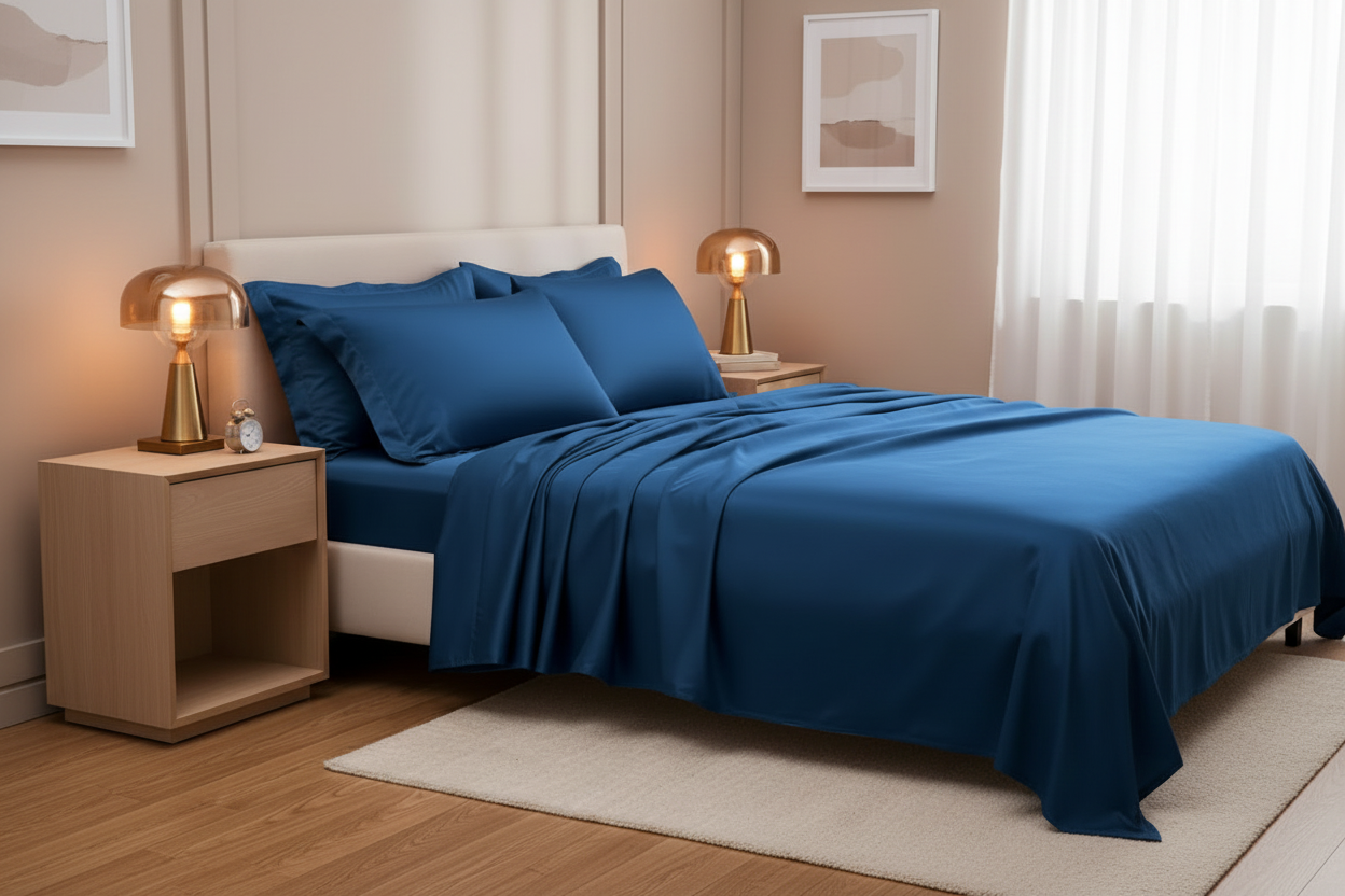 Soft Hotel-Style Cotton Bedding Set – Egyptian Cotton Feel
