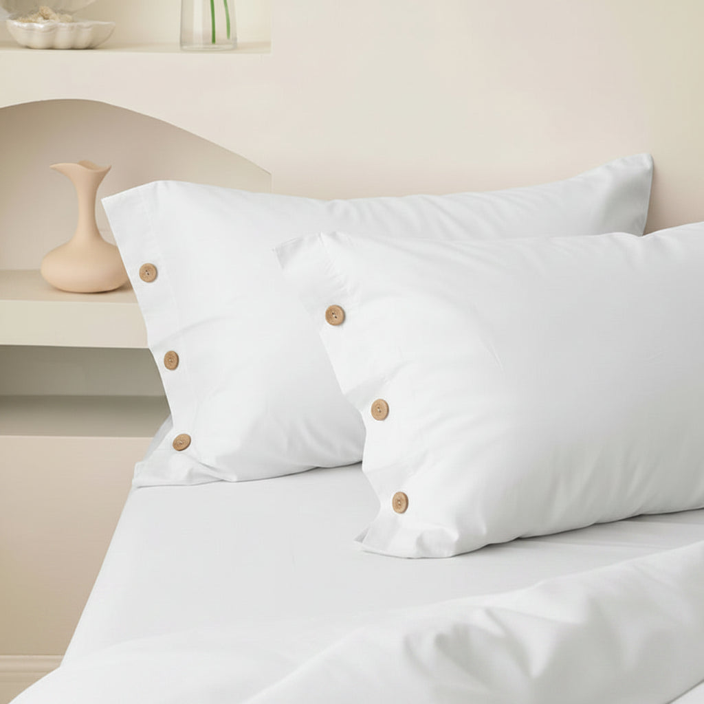 400TC Solid Cotton Duvet Set
