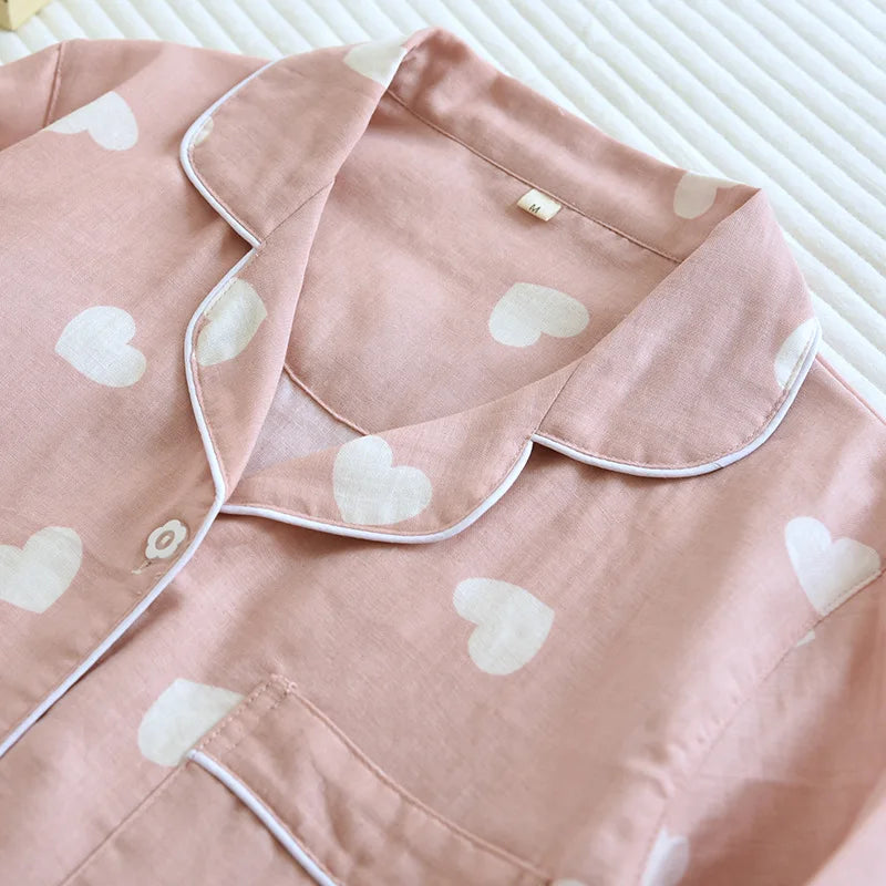 Sweet Floral Cotton Pyjama Set