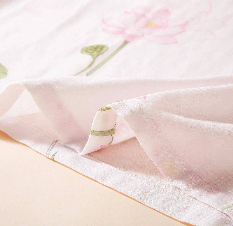 Floral Bamboo Cotton Pyjama Set