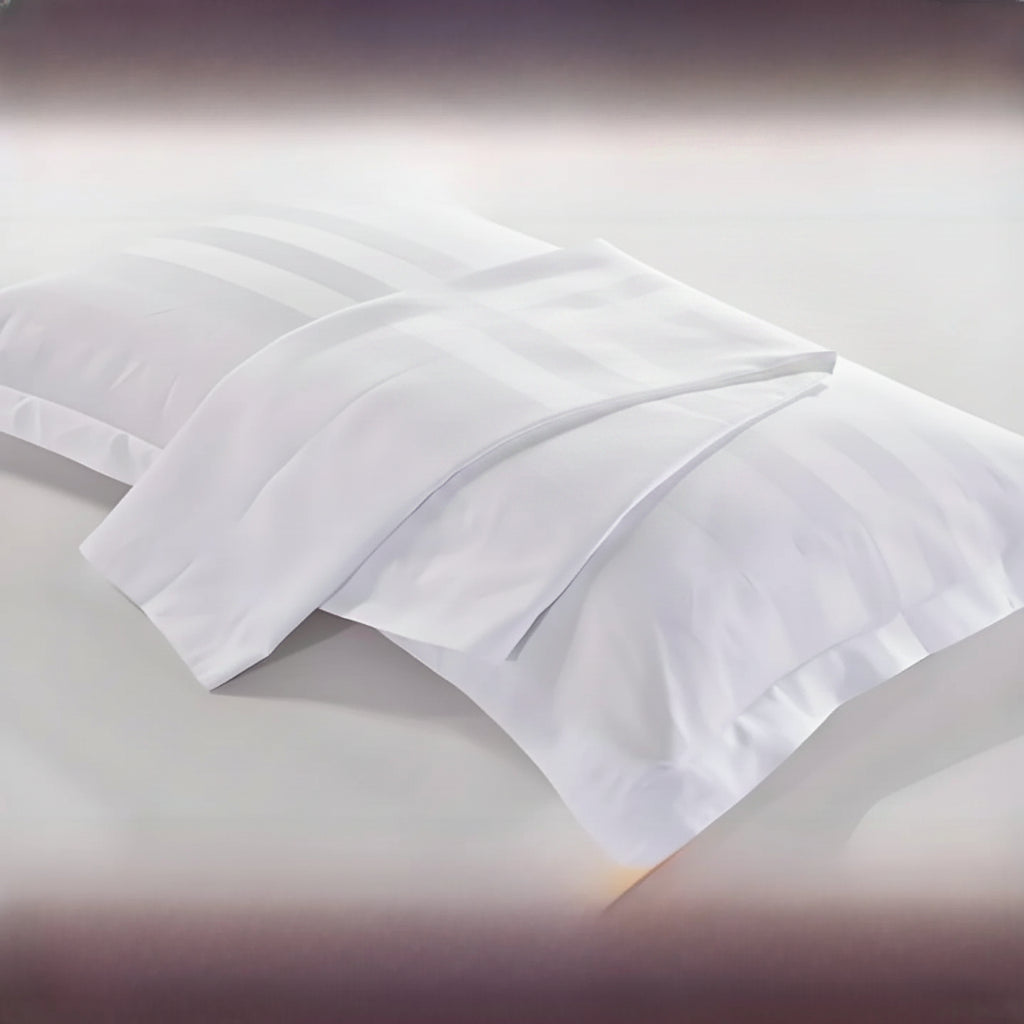Satin Stripe Pillowcases - Set of 2