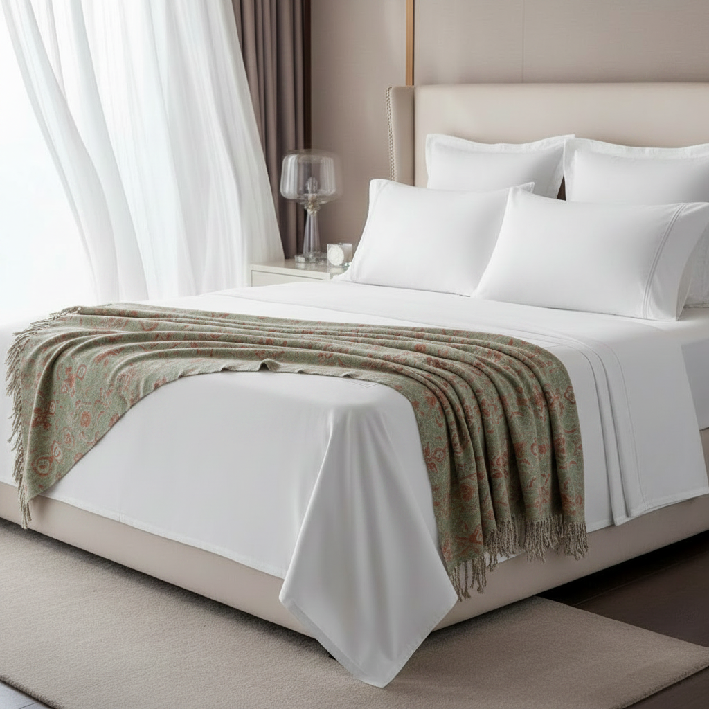 Soft Hotel-Style Cotton Bedding Set – Egyptian Cotton Feel
