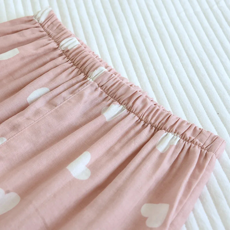 Sweet Floral Cotton Pyjama Set