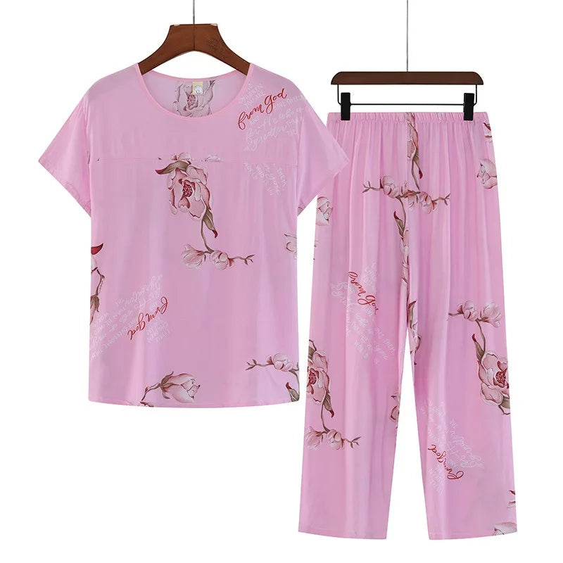 Plus Size Cotton Pyjama Set