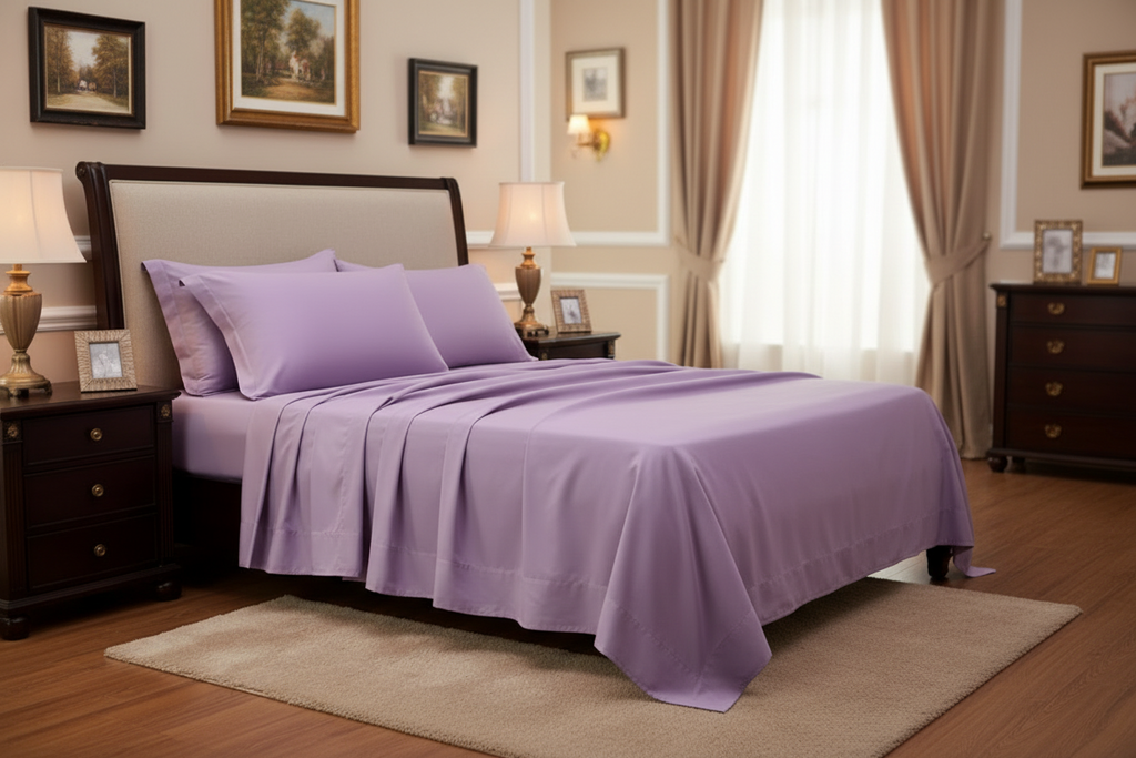 Soft Hotel-Style Cotton Bedding Set – Egyptian Cotton Feel