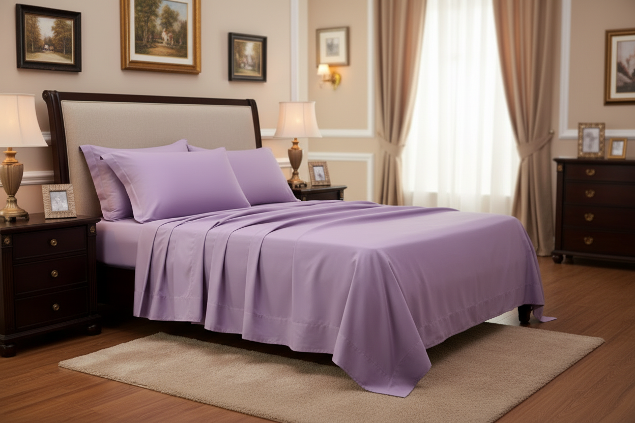 Soft Hotel-Style Cotton Bedding Set – Egyptian Cotton Feel