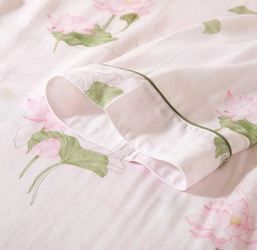 Floral Bamboo Cotton Pyjama Set