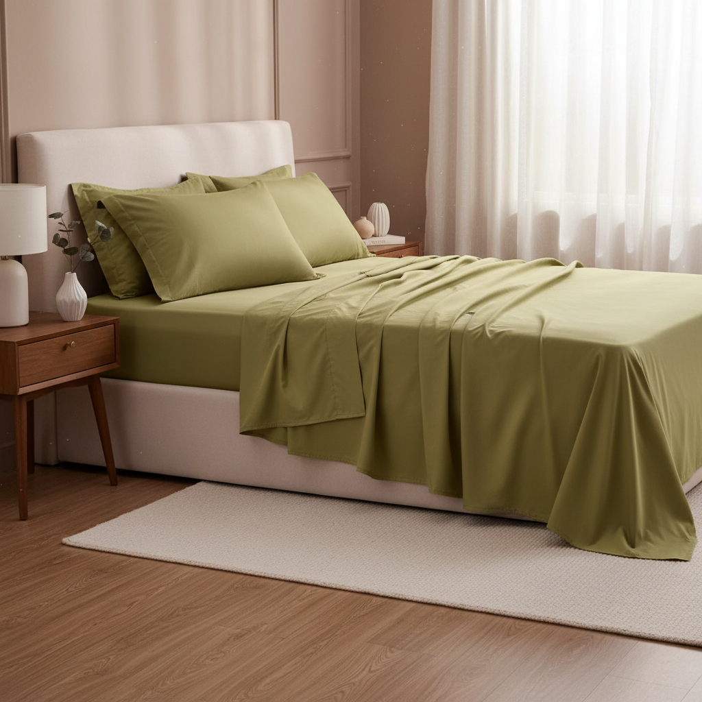 Soft Hotel-Style Cotton Bedding Set – Egyptian Cotton Feel